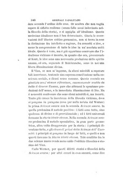 Giornale napoletano di filosofia e lettere, scienze morali e politiche