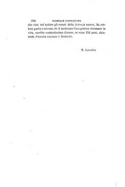 Giornale napoletano di filosofia e lettere, scienze morali e politiche