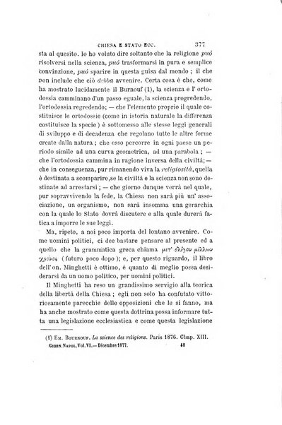 Giornale napoletano di filosofia e lettere, scienze morali e politiche