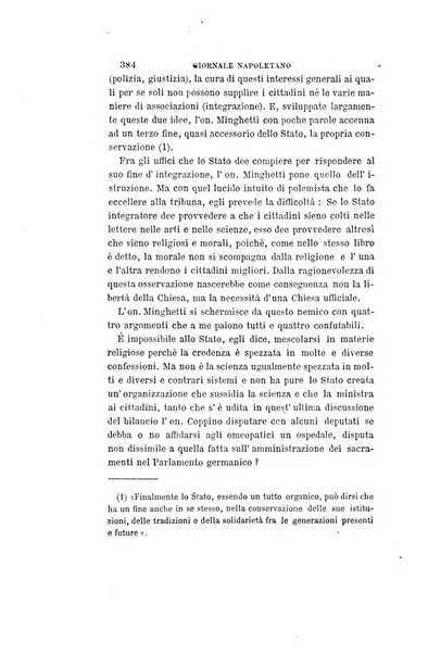 Giornale napoletano di filosofia e lettere, scienze morali e politiche