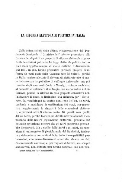 Giornale napoletano di filosofia e lettere, scienze morali e politiche