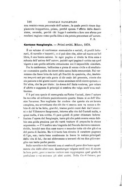 Giornale napoletano di filosofia e lettere, scienze morali e politiche