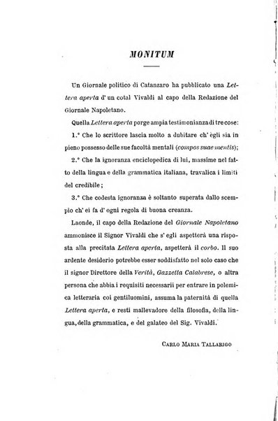 Giornale napoletano di filosofia e lettere, scienze morali e politiche