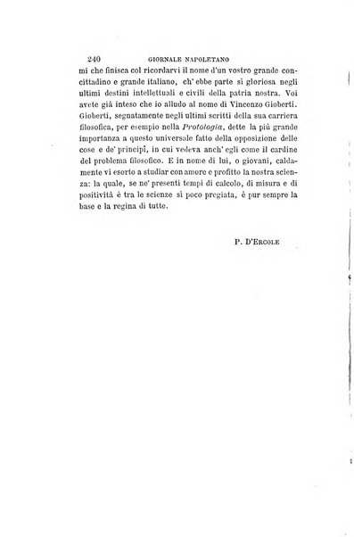 Giornale napoletano di filosofia e lettere, scienze morali e politiche