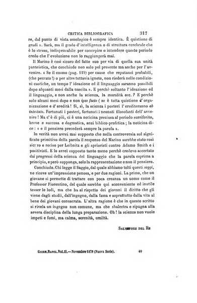 Giornale napoletano di filosofia e lettere, scienze morali e politiche