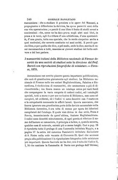 Giornale napoletano di filosofia e lettere, scienze morali e politiche