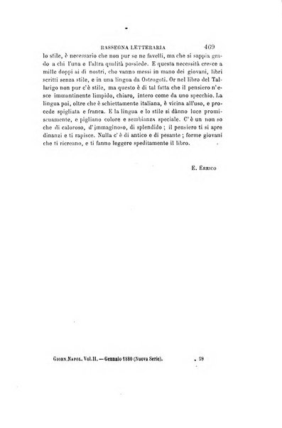 Giornale napoletano di filosofia e lettere, scienze morali e politiche