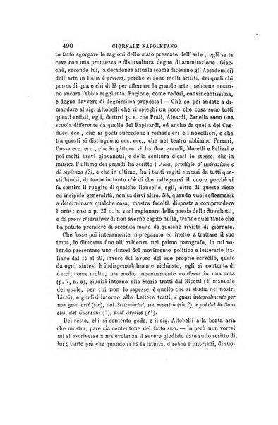 Giornale napoletano di filosofia e lettere, scienze morali e politiche