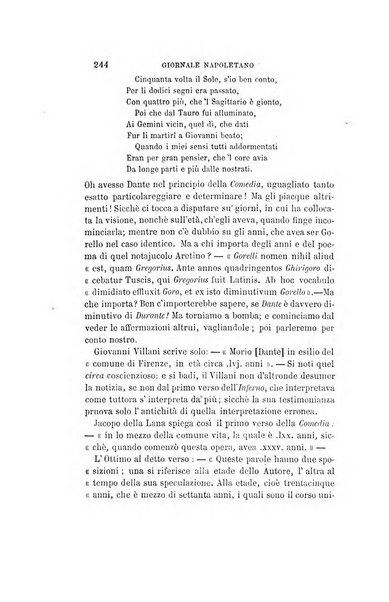 Giornale napoletano di filosofia e lettere, scienze morali e politiche