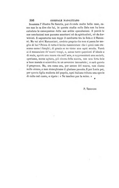 Giornale napoletano di filosofia e lettere, scienze morali e politiche