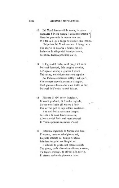 Giornale napoletano di filosofia e lettere, scienze morali e politiche