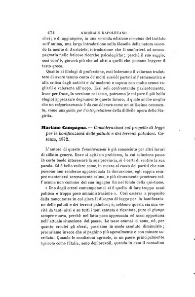 Giornale napoletano di filosofia e lettere, scienze morali e politiche