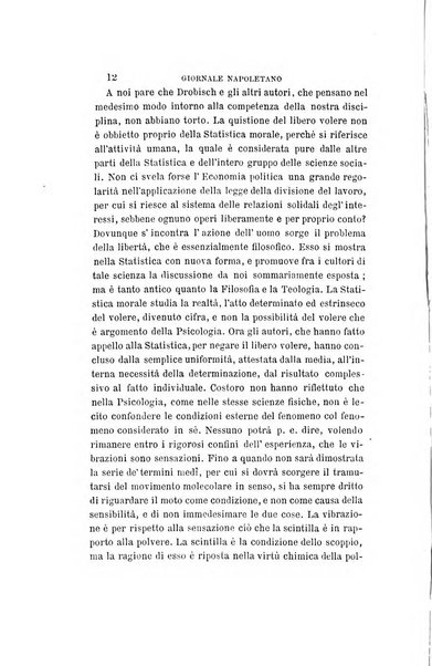 Giornale napoletano di filosofia e lettere, scienze morali e politiche