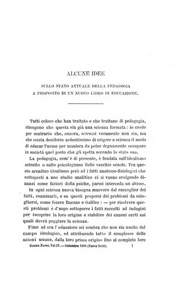 Giornale napoletano di filosofia e lettere, scienze morali e politiche