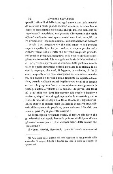 Giornale napoletano di filosofia e lettere, scienze morali e politiche