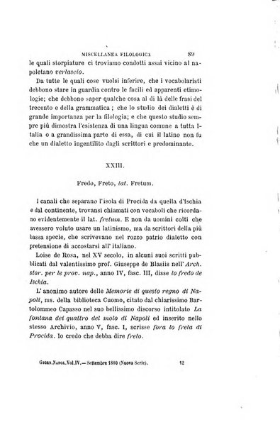 Giornale napoletano di filosofia e lettere, scienze morali e politiche