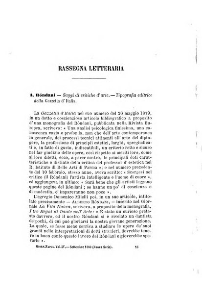 Giornale napoletano di filosofia e lettere, scienze morali e politiche