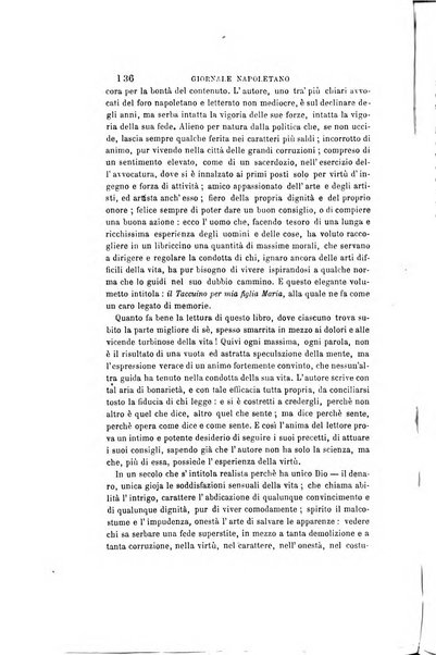 Giornale napoletano di filosofia e lettere, scienze morali e politiche