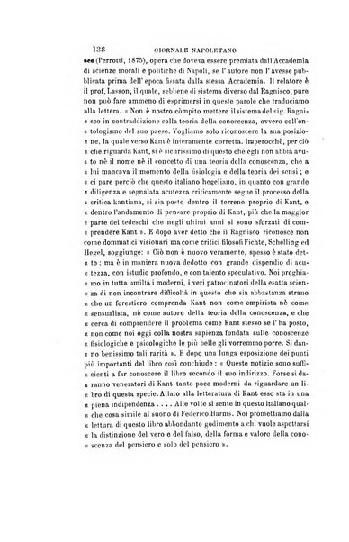 Giornale napoletano di filosofia e lettere, scienze morali e politiche