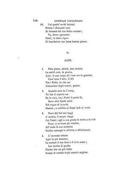 Giornale napoletano di filosofia e lettere, scienze morali e politiche