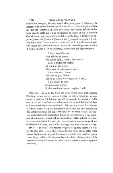 Giornale napoletano di filosofia e lettere, scienze morali e politiche