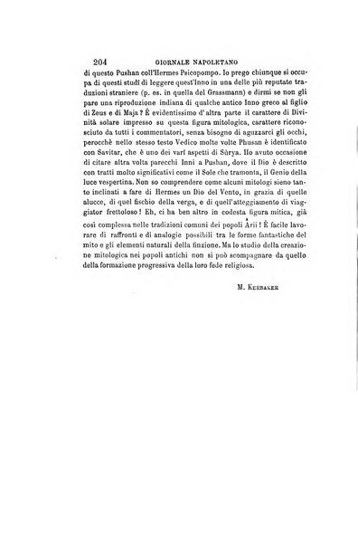 Giornale napoletano di filosofia e lettere, scienze morali e politiche