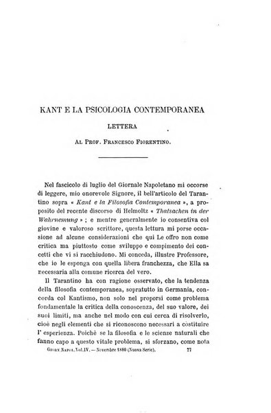 Giornale napoletano di filosofia e lettere, scienze morali e politiche