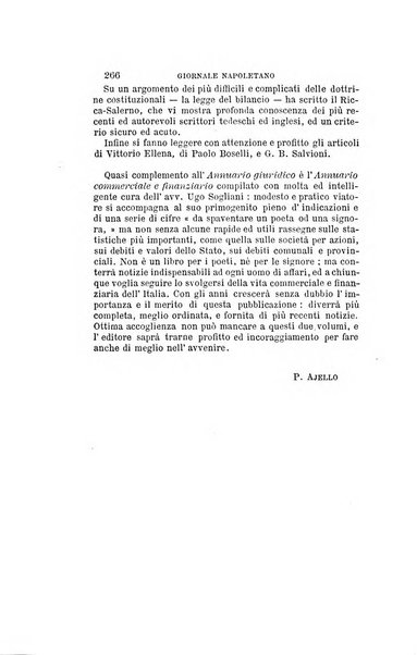 Giornale napoletano di filosofia e lettere, scienze morali e politiche