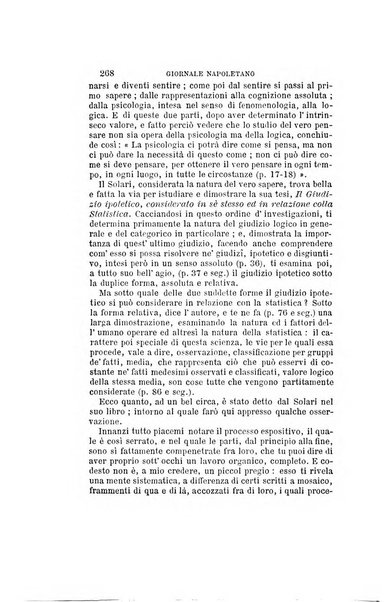 Giornale napoletano di filosofia e lettere, scienze morali e politiche