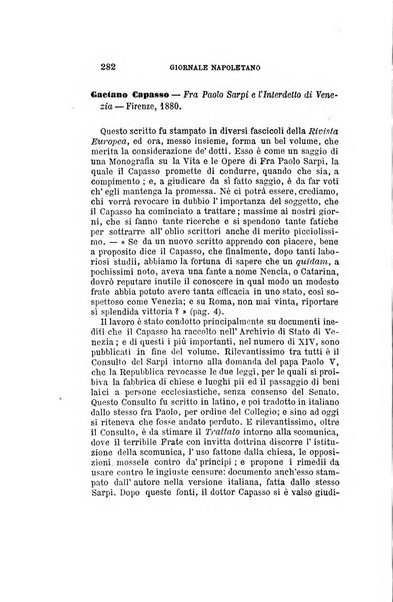 Giornale napoletano di filosofia e lettere, scienze morali e politiche