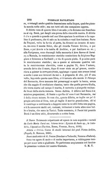 Giornale napoletano di filosofia e lettere, scienze morali e politiche