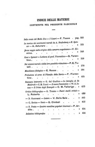 Giornale napoletano di filosofia e lettere, scienze morali e politiche