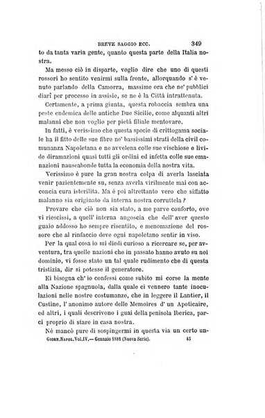 Giornale napoletano di filosofia e lettere, scienze morali e politiche