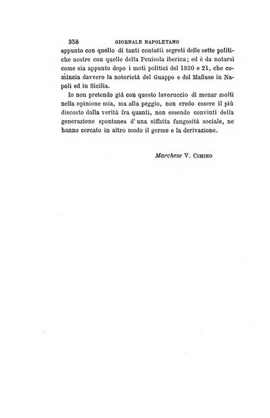 Giornale napoletano di filosofia e lettere, scienze morali e politiche