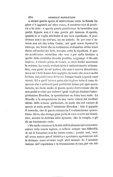 Giornale napoletano di filosofia e lettere, scienze morali e politiche