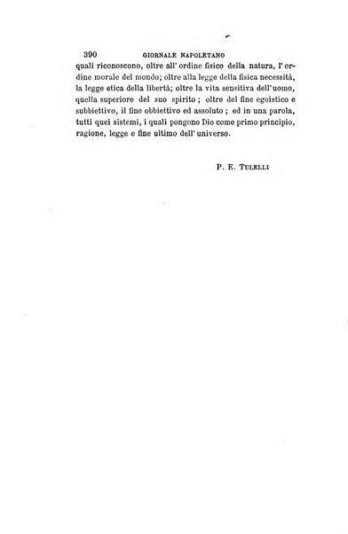 Giornale napoletano di filosofia e lettere, scienze morali e politiche