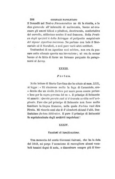 Giornale napoletano di filosofia e lettere, scienze morali e politiche