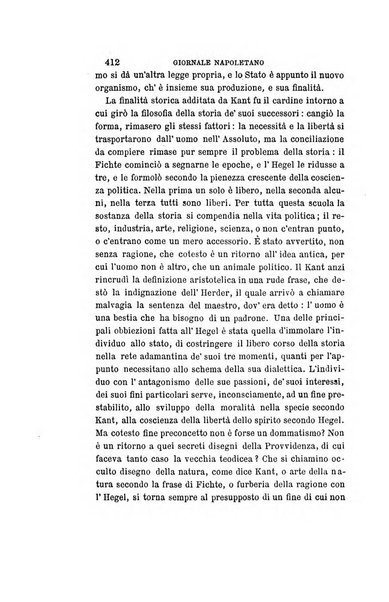 Giornale napoletano di filosofia e lettere, scienze morali e politiche