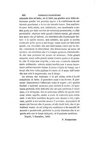 Giornale napoletano di filosofia e lettere, scienze morali e politiche