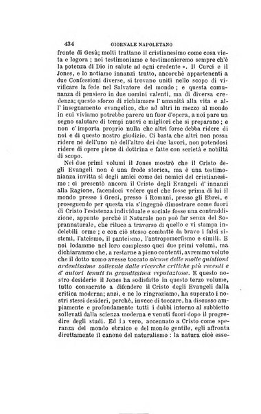 Giornale napoletano di filosofia e lettere, scienze morali e politiche