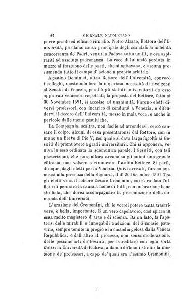 Giornale napoletano di filosofia e lettere, scienze morali e politiche