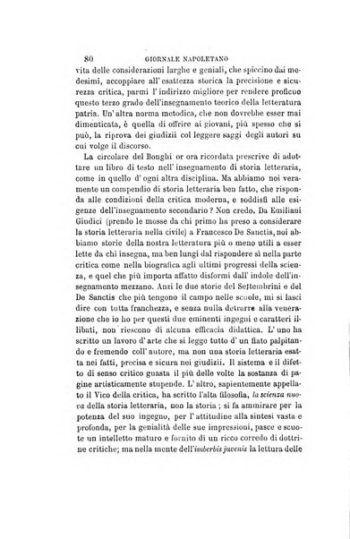 Giornale napoletano di filosofia e lettere, scienze morali e politiche