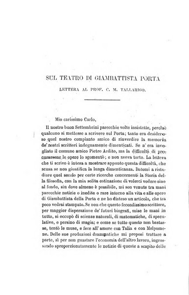 Giornale napoletano di filosofia e lettere, scienze morali e politiche