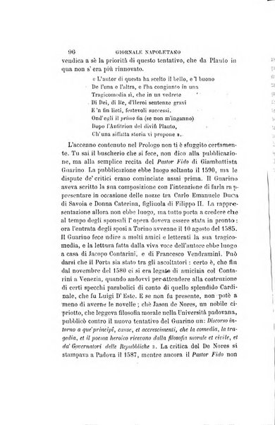 Giornale napoletano di filosofia e lettere, scienze morali e politiche