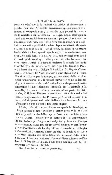 Giornale napoletano di filosofia e lettere, scienze morali e politiche