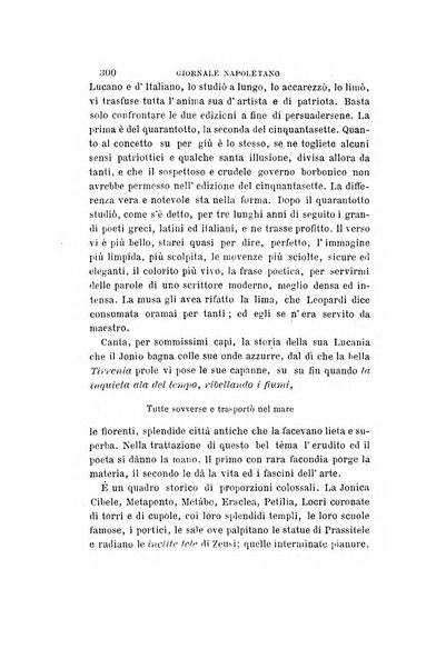 Giornale napoletano di filosofia e lettere, scienze morali e politiche