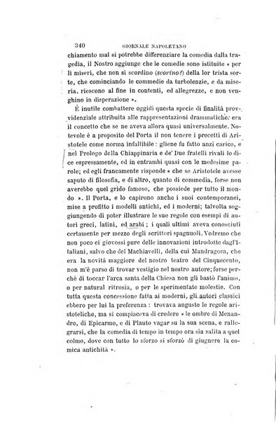 Giornale napoletano di filosofia e lettere, scienze morali e politiche