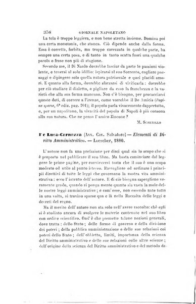 Giornale napoletano di filosofia e lettere, scienze morali e politiche