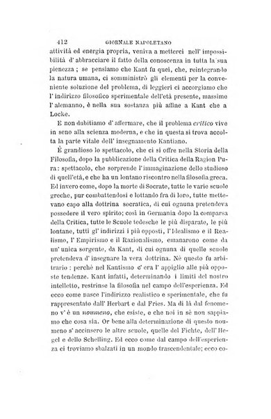 Giornale napoletano di filosofia e lettere, scienze morali e politiche