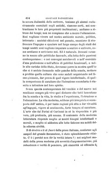 Giornale napoletano di filosofia e lettere, scienze morali e politiche